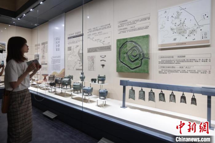 扬州中国大运河博物馆,展陈布置接近尾声。 泱波 摄 扬州中国大运河博物馆,展陈布置接近尾声。 泱波 摄