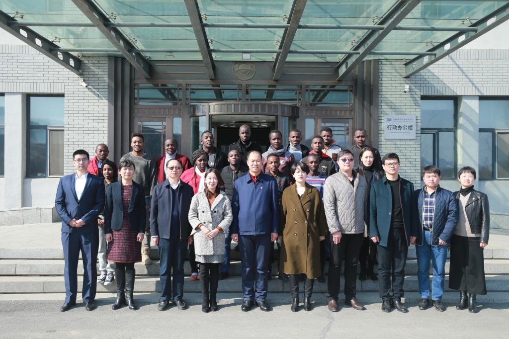 Photo of the Leadership of JRTC with the Kenyan Students