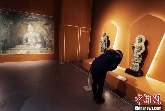 犍陀罗地区的文物与山西云冈石窟遥相呼应。　胡健 摄