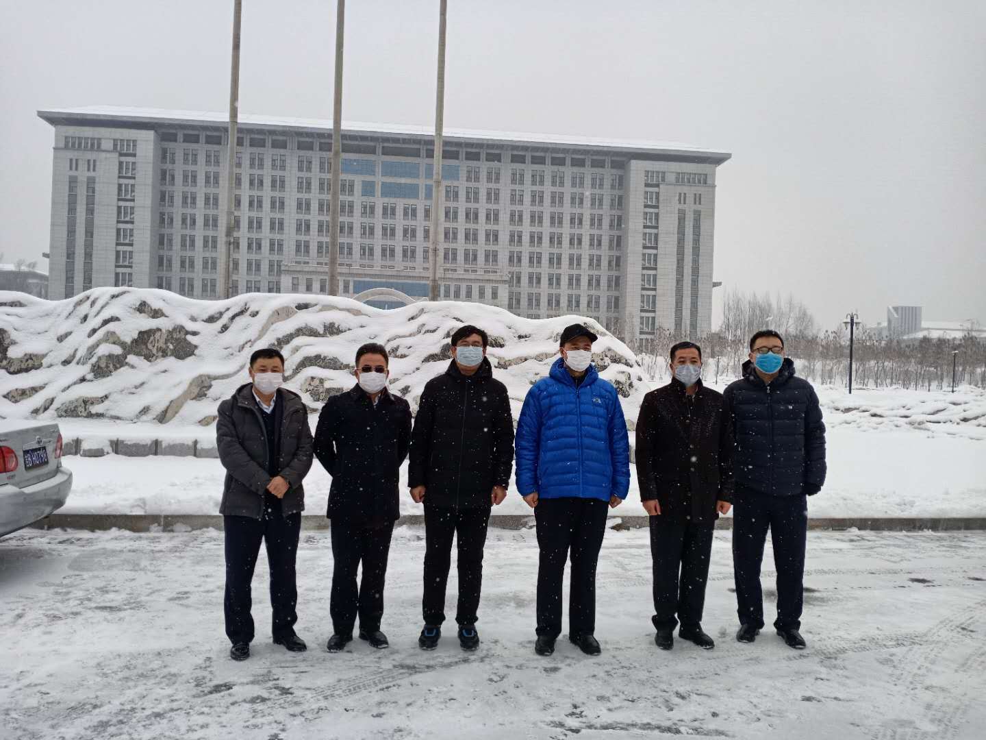 九台农商银行为学院捐赠疫情防控物资