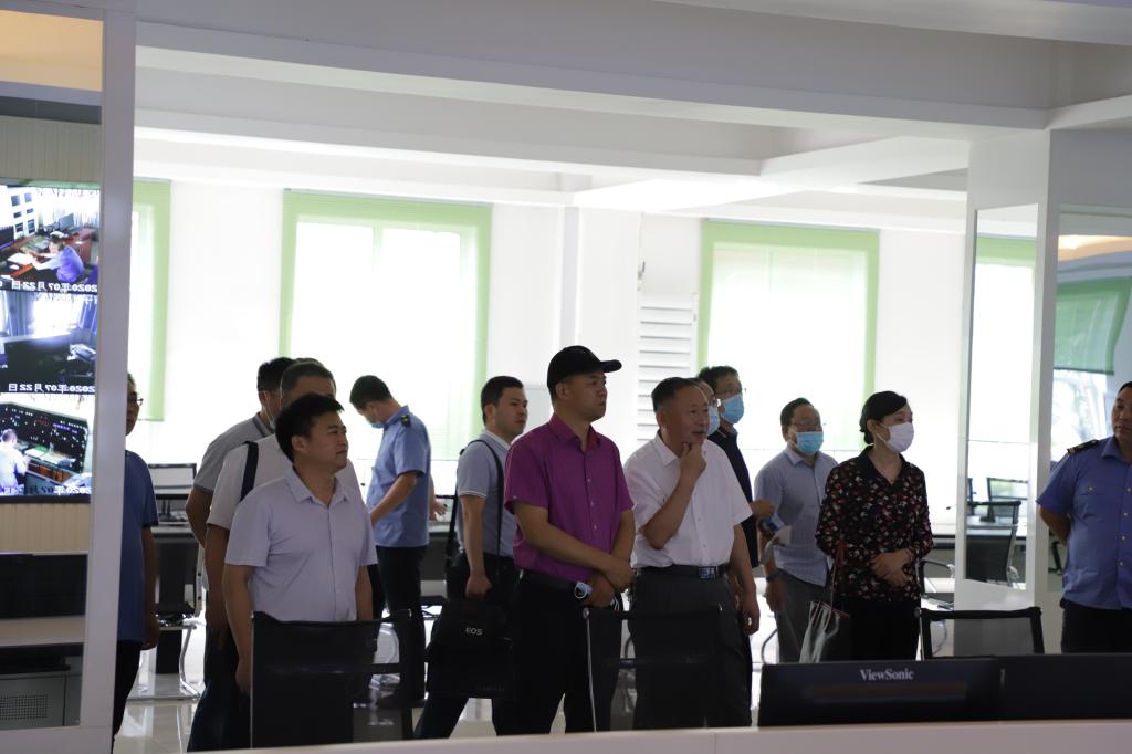 参观吉林车务段管控中心