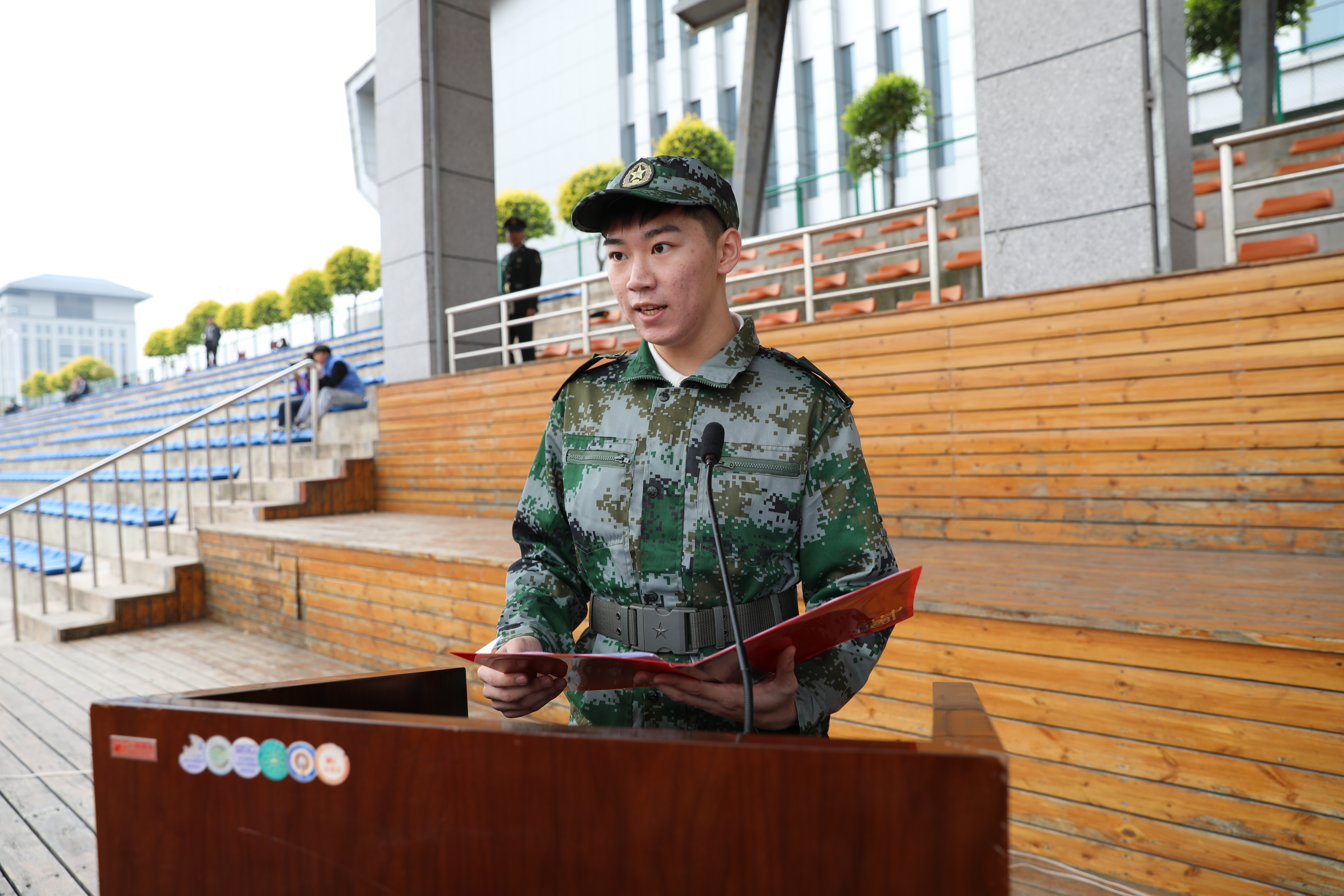 参训学生代表讲话